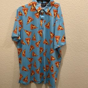 Sunday swaggar pizza golf polo medium